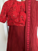 Picture of Maroon designer lehenga