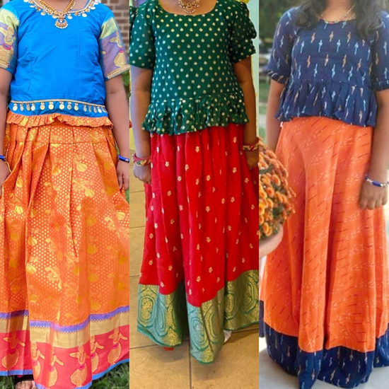 Picture of Girl Lehenga combo 6-8y