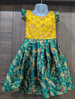 Picture of Lilac partywear frock and benaras frock for 4-5 Y