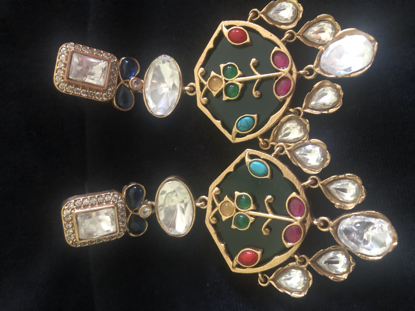 Picture of Beautiful meenakari earrings