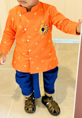 Picture of Designer toddler boys kurta 1y