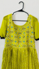 Picture of PL529 Parrot green and navy blue dress