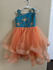 Picture of Designer frock and lehanga combo 1-2y