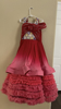 Picture of Red Ruffle designer frock 4-6y