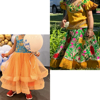 Picture of Designer frock and lehanga combo 1-2y