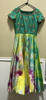 Picture of Sea green and yellow shibori long frock