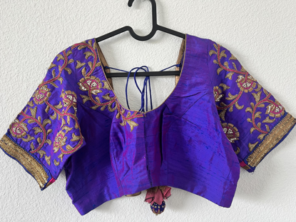 Picture of Blue zardozi blouse