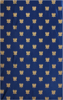 Picture of Soft premium Blue crush satin with lotus design Backdrop 4*8