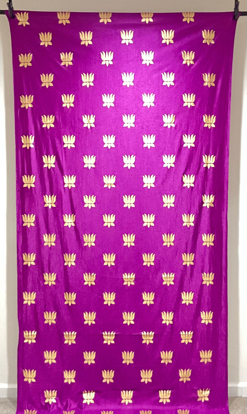 Picture of Soft Premium shiny crush pink satin backdrop 4*8