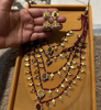 Picture of Kundan panchlada with jhumkas