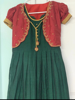 Picture of Narayanpet frock with over coat 8-10y