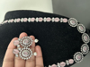 Picture of Victorian long haaram with bracelet in pink