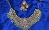 Picture of Beautiful traditional neckset with nakshi jhumka