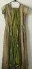 Picture of Olive green Georgette long frock