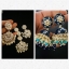 Picture of Kundan earrings combo with Maang Tika