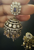 Picture of Victorian purple Color Jhumkas