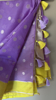 Picture of Lavender & yellow zari kota saree with scallop blouse