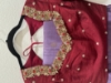 Picture of Vintage 2g zari lavender and maroon saree