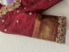 Picture of Vintage 2g zari lavender and maroon saree