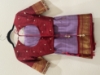 Picture of Vintage 2g zari lavender and maroon saree