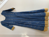 Picture of New blue lotus zari weaved cotton dress