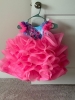 Picture of Designer pink birthday Frock 1y 