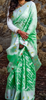 Picture of Beautiful Light green silver tissue fancy saree with Velvet blouse