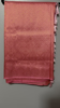 Picture of New Peach and copper mix tone tissue fancy saree with purple readymade blouse