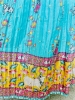 Picture of  Pichwai  sea blue Long frock  trending crushed fabric