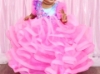 Picture of Designer pink birthday Frock 1y 