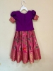 Picture of Paithani pink and purple lehenga 2-4y