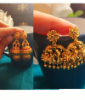 Picture of Double Layered Nakshi Jhumkas & Nakshi earrings Combo