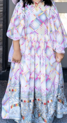 Picture of Fancy long frock 6-7y