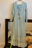 Picture of Heavy Chikankari  embroidery suit with pants and net designer dupatta