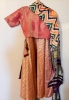 Picture of Peach Banarasi Lehenga with multi color pure Gaji silk dupatta