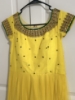 Picture of Kadambari studio yellow netted Long frock