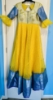 Picture of Yellow Organza long  dress