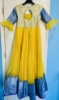 Picture of Yellow Organza long  dress