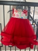 Picture of Set of 2 customised long frocks 1-2y