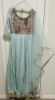 Picture of Aqua colour Designer dress