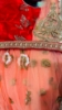 Picture of Party wear lehenga with attached dupatta and red zardosi waist belt 8-10y 