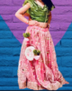 Picture of Peachy pink lehenga with ruffle blouse 6-7y