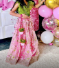 Picture of Peachy pink lehenga with ruffle blouse 6-7y