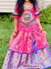 Picture of Beautiful Pink and blue combo lehenga 6-8y