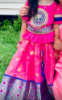 Picture of Beautiful Pink and blue combo lehenga 6-8y