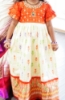 Picture of Ikkat Pattu Frock with maggam work 6-7y