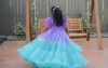 Picture of Mermaid theme long frock 4-6y