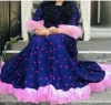 Picture of Blue and pink long frock 