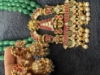 Picture of Jadau kundan lord balaji with original russian onyx emrald 