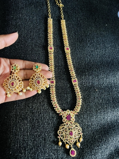 Picture of Cz haram and earrings